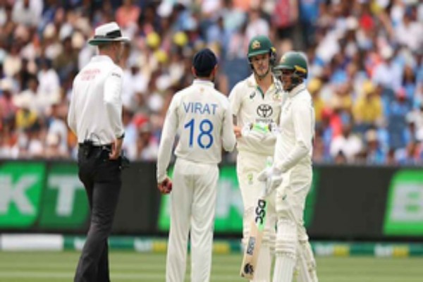 Virat Kohli Fined 20 pc Match Fee for Shoulder Bump Incident in Boxing Day Test